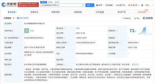 鼎捷數(shù)智在浙江成立軟件公司，注冊資本1000萬元助力科技發(fā)展